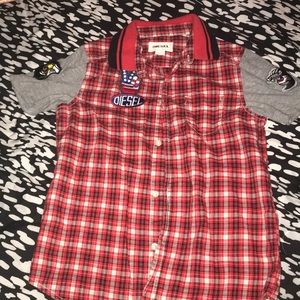Kids Diesel Button Up Shirt